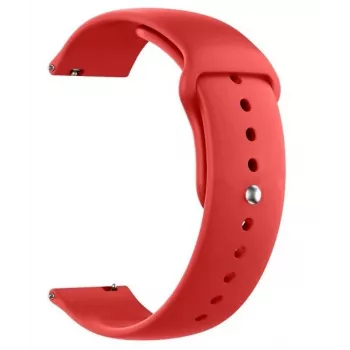 Just Must Universal JM S1 Armband für Galaxy Watch 4 22 mm Rot