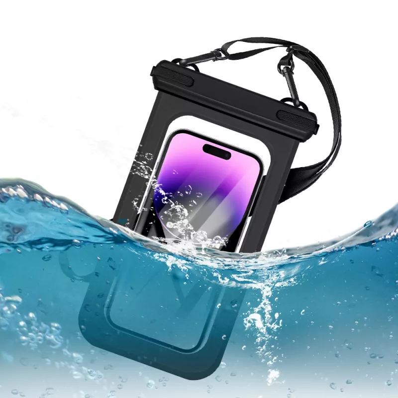 JUST MUST wasserdichte Handytasche, Schwarz