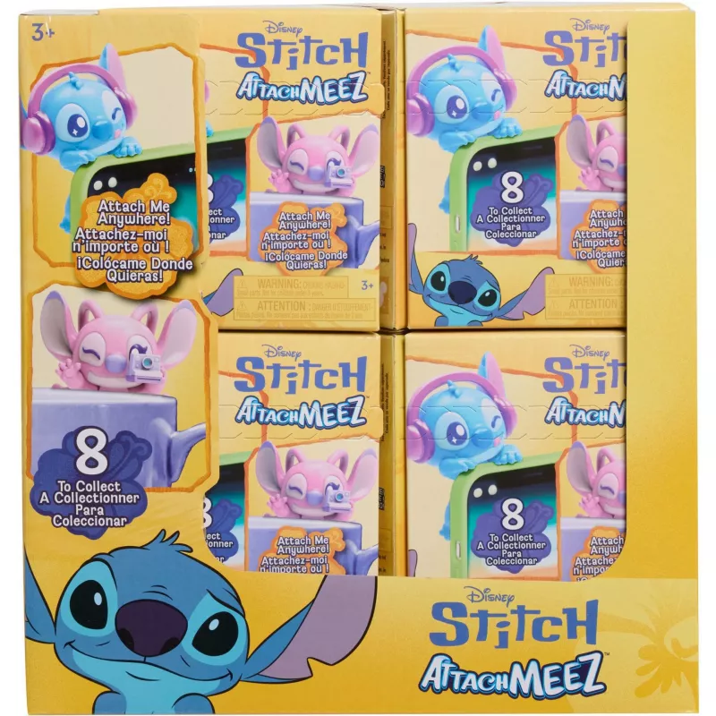 Just Play Disney Stitch Attachmeez Sammelfigur (Zufällig)