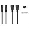 Kabelmeister C14 auf Schuko-Steckdose Netzadapterkabel 0,15 m Schwarz