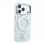 Karl Lagerfeld IML Ring Stand 360 Kameo Metal MagSafe Hülle für iPhone 18 Pro / 17 Pro - Transparent