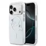Karl Lagerfeld IML Karl Script Logo MagSafe Hartschalenhülle für Apple iPhone 18 Pro, transparent