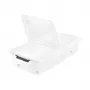 keeeper Leo Unterbett-Aufbewahrungsbox mit Deckel und Rädern, 33 L, Transparent, 77 x 38 x 16 cm