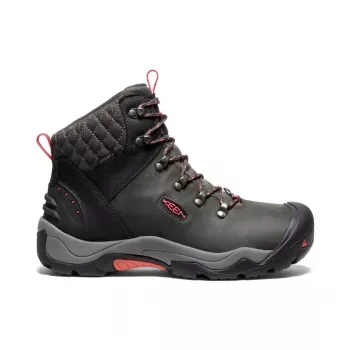 KEEN Damen Revel III wasserdichter Winterstiefel, Schwarz/Rose, 8