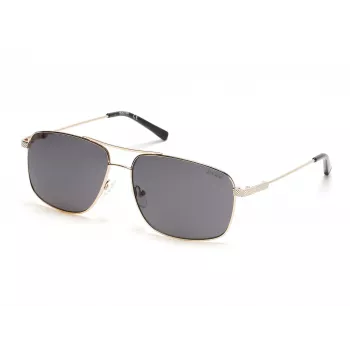 KENNETH COLE MAN KC2969-5932A Sonnenbrille - Schwarzer Rahmen, graue Gläser, 59 mm