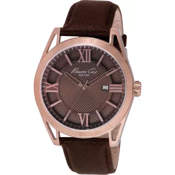 KENNETH COLE Herren Automatikuhr Skelettuhr IKC8073 44mm Edelstahl