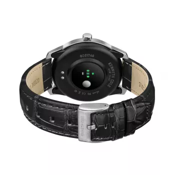KENNETH COLE Herren-Automatikuhr Skelettuhr KCWGD2174061 – 45 mm Edelstahlgehäuse, braunes Lederarmband