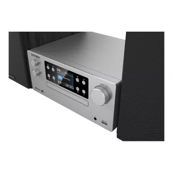 Kenwood M-925DAB-S Home-Audio-Mikrosystem 50 W Silber/Schwarz