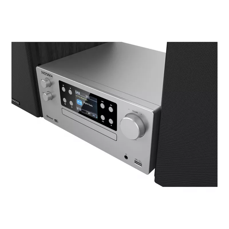 Kenwood M-925DAB-S Home-Audio-Mikrosystem 50 W Silber/Schwarz