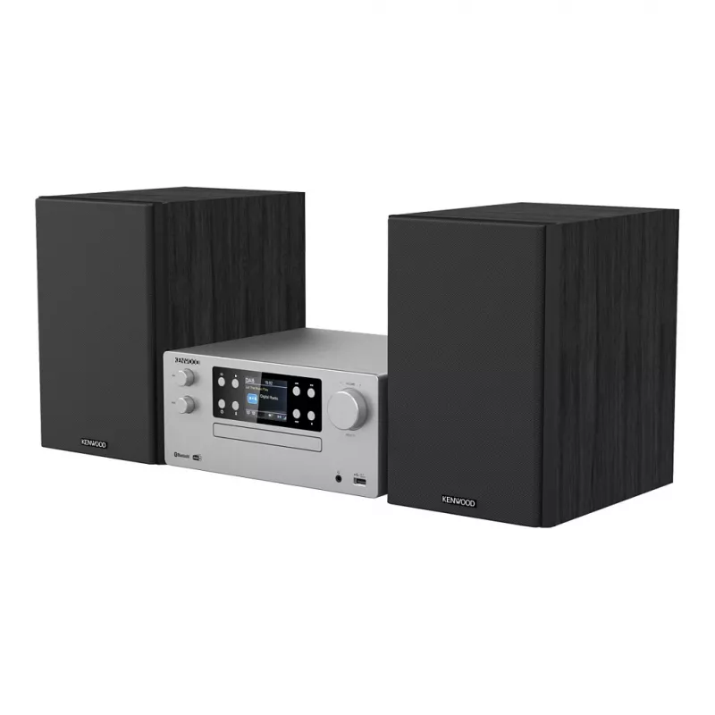 Kenwood M-925DAB-S Home-Audio-Mikrosystem 50 W Silber/Schwarz