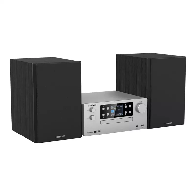 Kenwood M-925DAB-S Home-Audio-Mikrosystem 50 W Silber/Schwarz