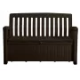 KETER 265 L Aufbewahrungsbank mit Sitz, Braun