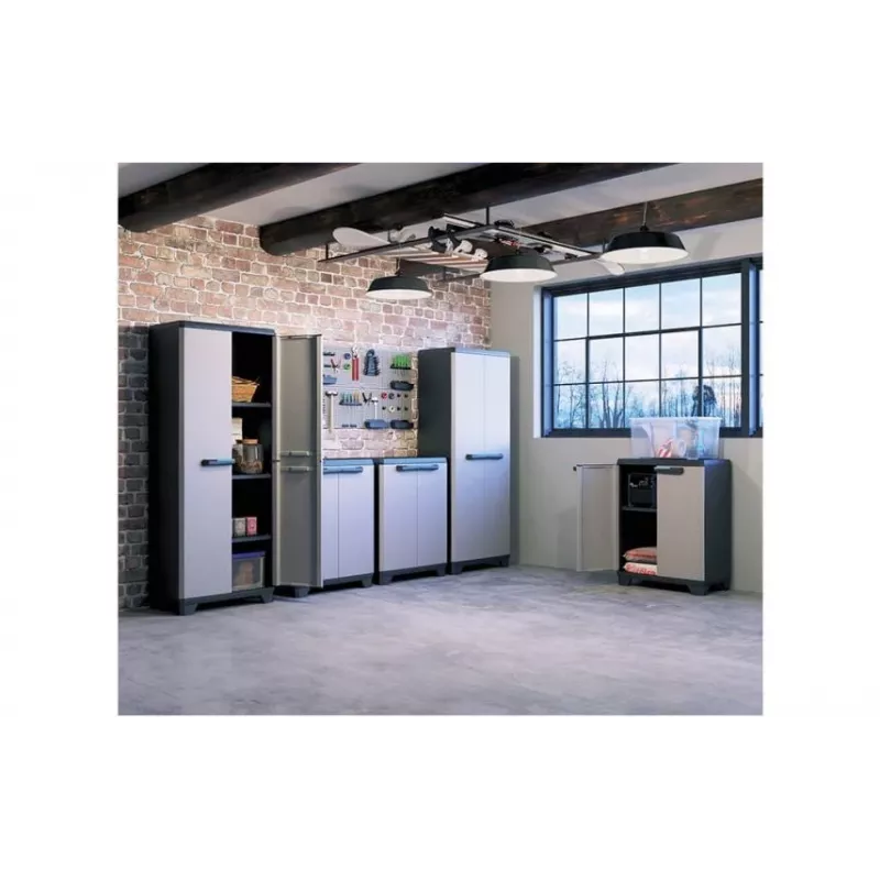 Keter Linear Cabinet Garageschrank Standschrank Universal