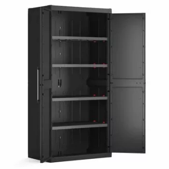 KETER WARDROBE DETROIT XL HIGH 89x182x54cm Schwarz/Grau