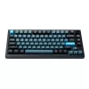 Keychron Double Shot KSA PBT Tastenkappen-Set, dunkelgrau/grau/blau