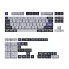Keychron Double Shot KSA PBT Tastenkappen-Set, dark grey/white smoke