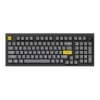 Keychron Double Shot PBT OSA vollständiges Tastenkappen-Set, dunkelgrau