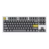 Keychron Double Shot PBT OSA vollständiges Tastenkappen-Set, dunkelgrau