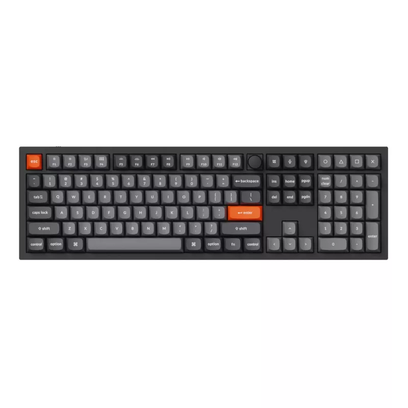 Keychron Double-Shot PBT OSA Tastenkappen-Set, grau