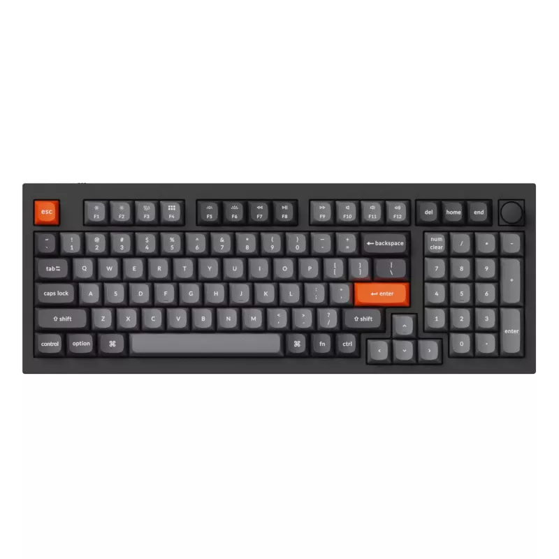 Keychron Double-Shot PBT OSA Tastenkappen-Set, grau