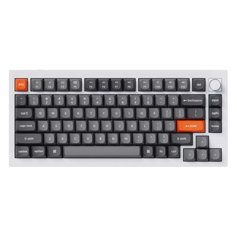 Keychron Double-Shot PBT OSA Tastenkappen-Set, grau