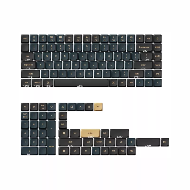 Keychron PBT LSA Knight Tastenkappen-Set V2, niedriges Profil