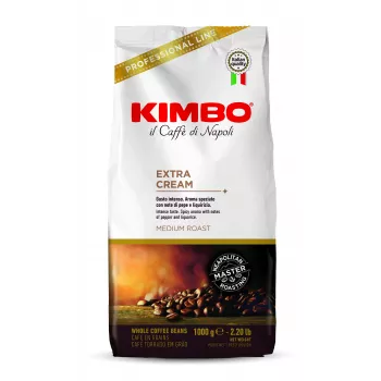 Kimbo EXTRA CREAM 1kg Bohnen