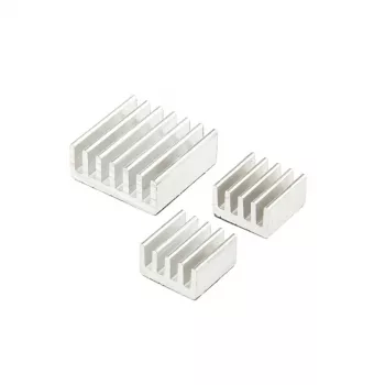 KING MOD SERVICE Raspberry Pi Kühlkörper-Set - Silber