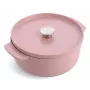 KitchenAid Emaille-Gusseisen-Bräter mit Deckel, 26 cm, Pink