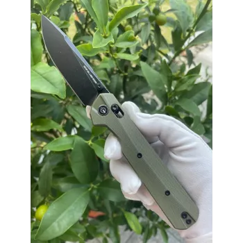 Messer KNIVESPL The First OD Green G10 14C28N