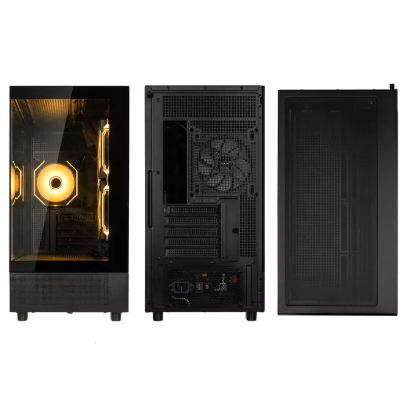 KOLINK GSI SmartAssembly ARGB Glas Micro-ATX Gehäuse - 750W Gold
