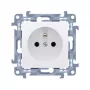 KONTAK-SIMON Simon 54 Premium Einzel-Schutzkontaktsteckdose 16A 250V Weiß Schraubklemmen