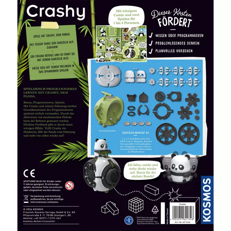 Kosmos Crashy Geschicklichkeitsspiel mit Rennautos
