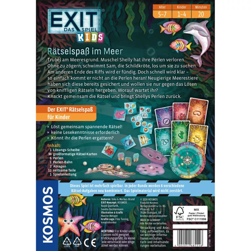 Kosmos EXIT – Das Spiel Kids Rätselspaß im Meer