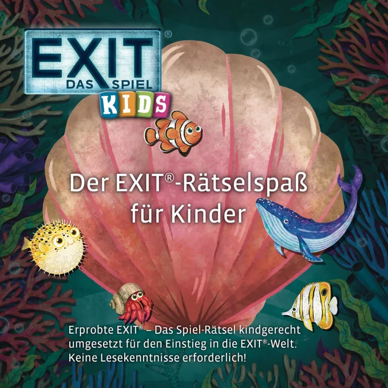 Kosmos EXIT – Das Spiel Kids Rätselspaß im Meer