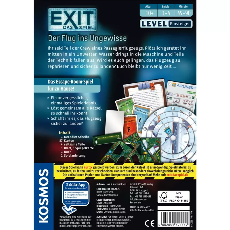 KOSMOS EXIT: Das Spiel – Der Flug ins Ungewisse