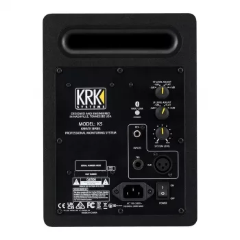 KRK Kreate 5 Aktiv-Studiomonitor - 5,25-Zoll-Tieftöner, 1-Zoll-Hochtöner, 100W, Bluetooth 5.0