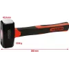 KS TOOLS Fäustel mit Fiberglasstiel, 1250 g (142.5126)