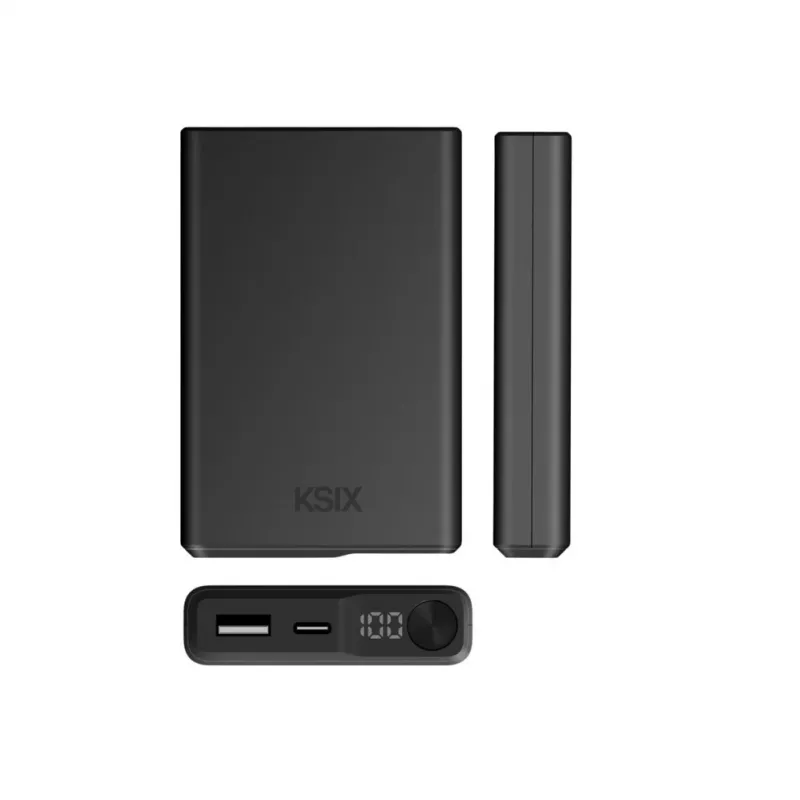 KSIX Magnetic Powerbank 10000 mAh 22.5W, Schwarz
