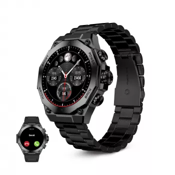 KSIX Smartwatch TITANIUM, Schwarz