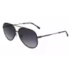 Lacoste L247S021 Herren-Sonnenbrille - Schwarzer Rahmen, graue Gläser, 59 mm