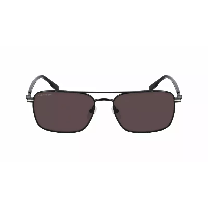 Lacoste L264S Sonnenbrille Herren 58/17/145 mm Schwarzer Rahmen Graue Gläser