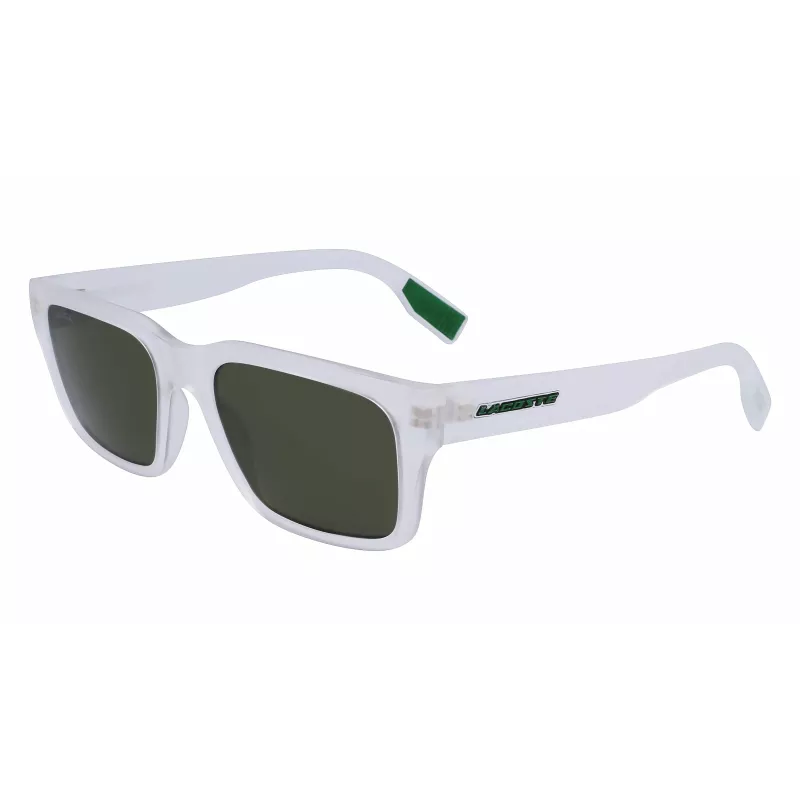 Lacoste Herren Rechteckige Sonnenbrille L6004S-970 Schwarz/Grau 55/19/145 mm