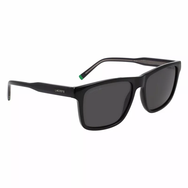 Lacoste Herren-Sonnenbrille L6025S-1 - Rechteckiger Acetatrahmen - UV400-Schutz - 56/17/145 mm