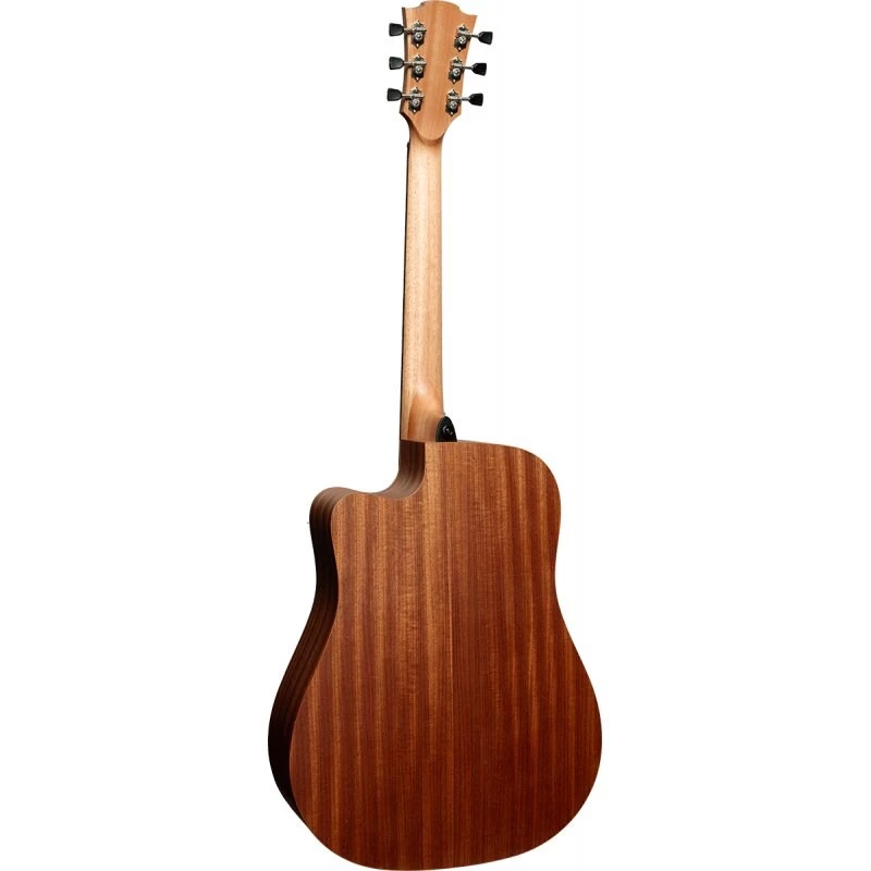 Lag GLA Tramontane 70 DC Dreadnought Cutaway Akustik-E-Gitarre - Natur