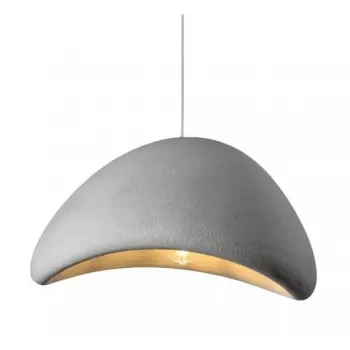 Lampen-Pendelleuchte Ellama 30cm Schwarz Metall E27 Industrielle Deckenleuchte