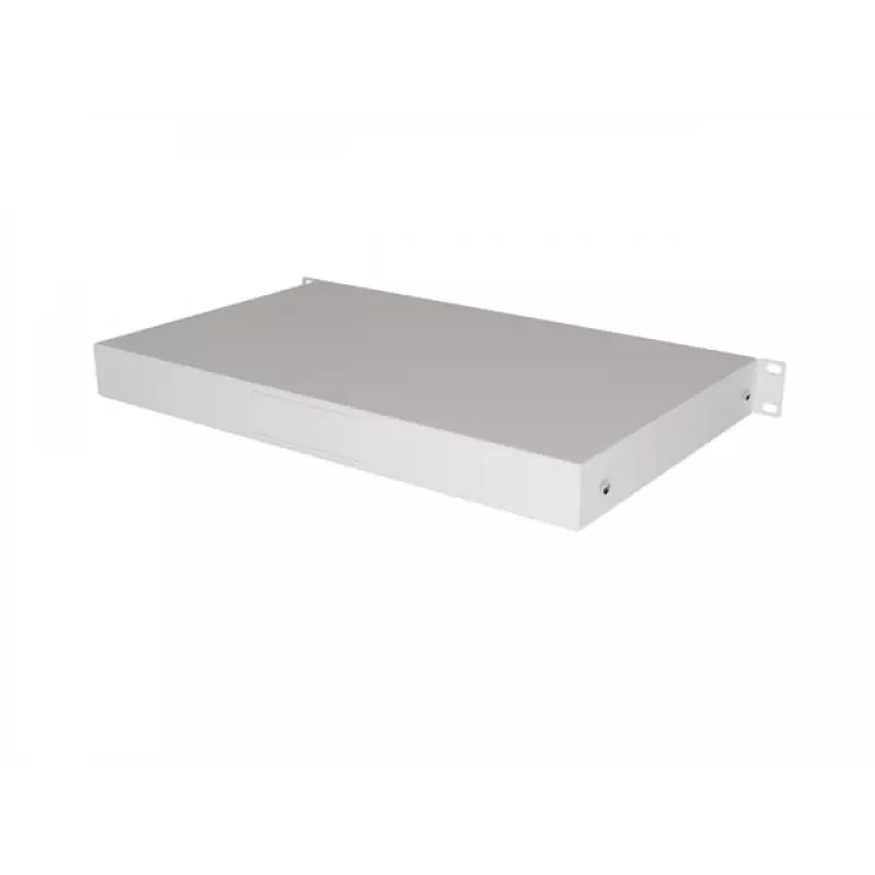 LANBERG 1U 19 Zoll Schublade ausziehbar 270 mm Tiefe Grau (30 kg Kapazität)
