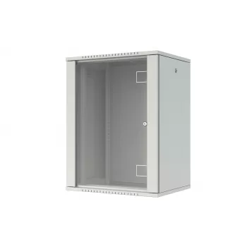 LANVIEW RWF16U45WH 16U 19 Zoll Schnellmontage Flat-Pack-Wandschrank, Weiß