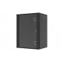 LANVIEW RWF16U45BL 16U 19-Zoll-Wandschrank mit Schnellmontage als Flachpaket, Schwarz