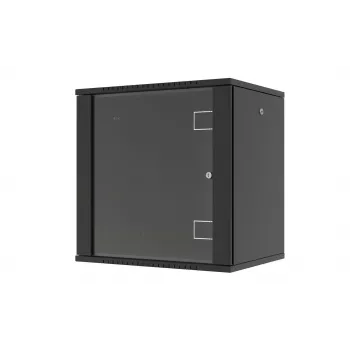 LANVIEW Quick Assembly Flat Pack 19 Wandgehäuse 9U Schwarz